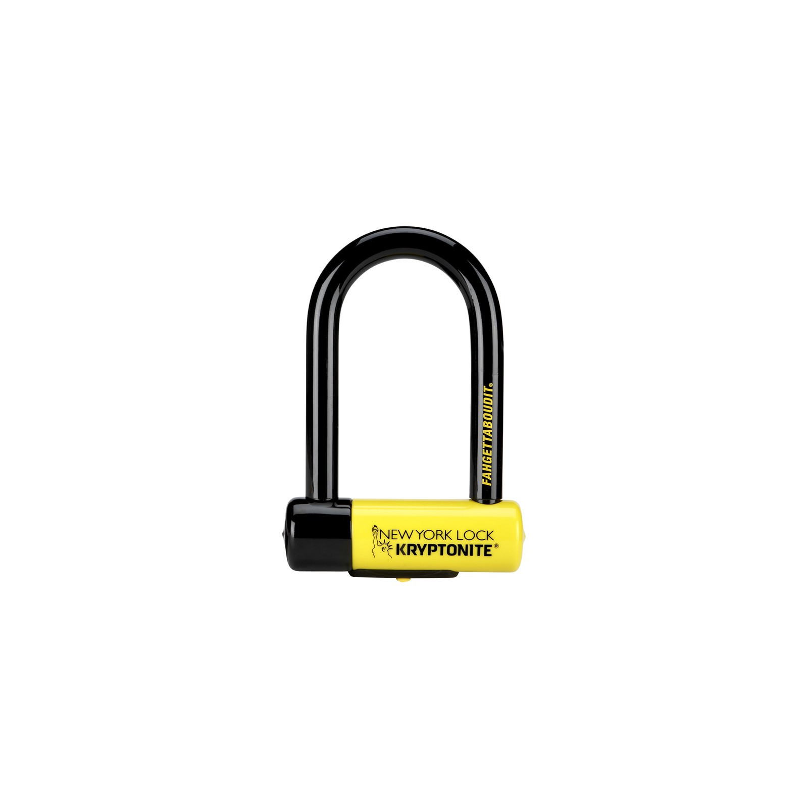 Kryptonite New York Fahgettaboutit Uロック Kryptonite New-U New York Fahgettaboudit Mini U-Lock Bicycle