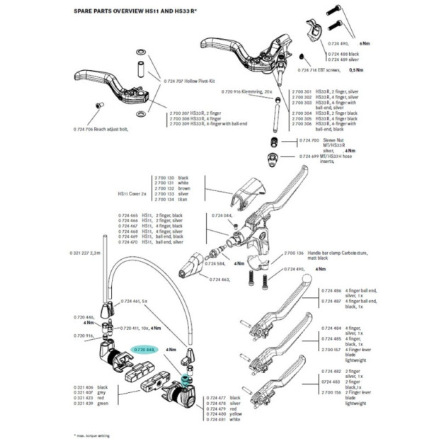 Magura HS Bleeding Screw M6 - 0720848 [x2]