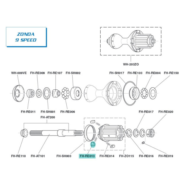 Campagnolo FH-RE013 Pawl - [ x 1]