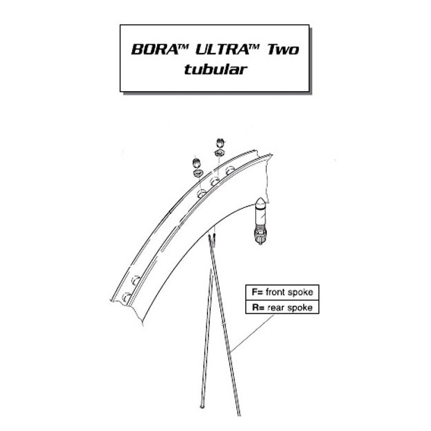 Mini-kit Spoke Bora Two (Tubular) Kit400-BO