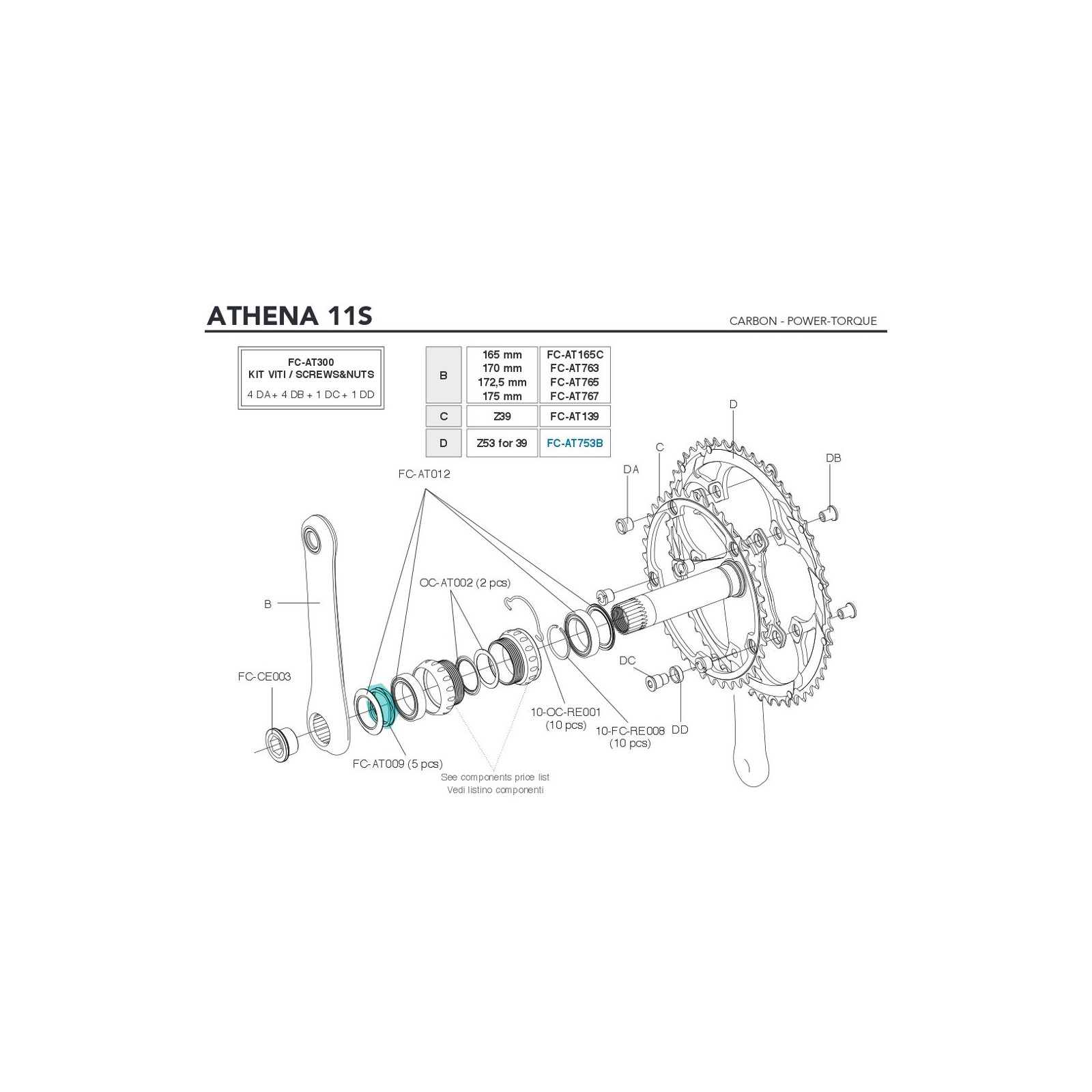Campagnolo Power Torque Shim for Bottom Bracket - FC-AT009