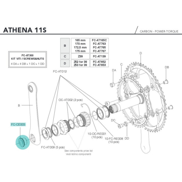 Campagnolo Power Torque Screw [x1] - FC-CE003