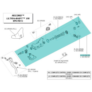 Campagnolo Ergopower Right Mechanical Body - EC-RE100