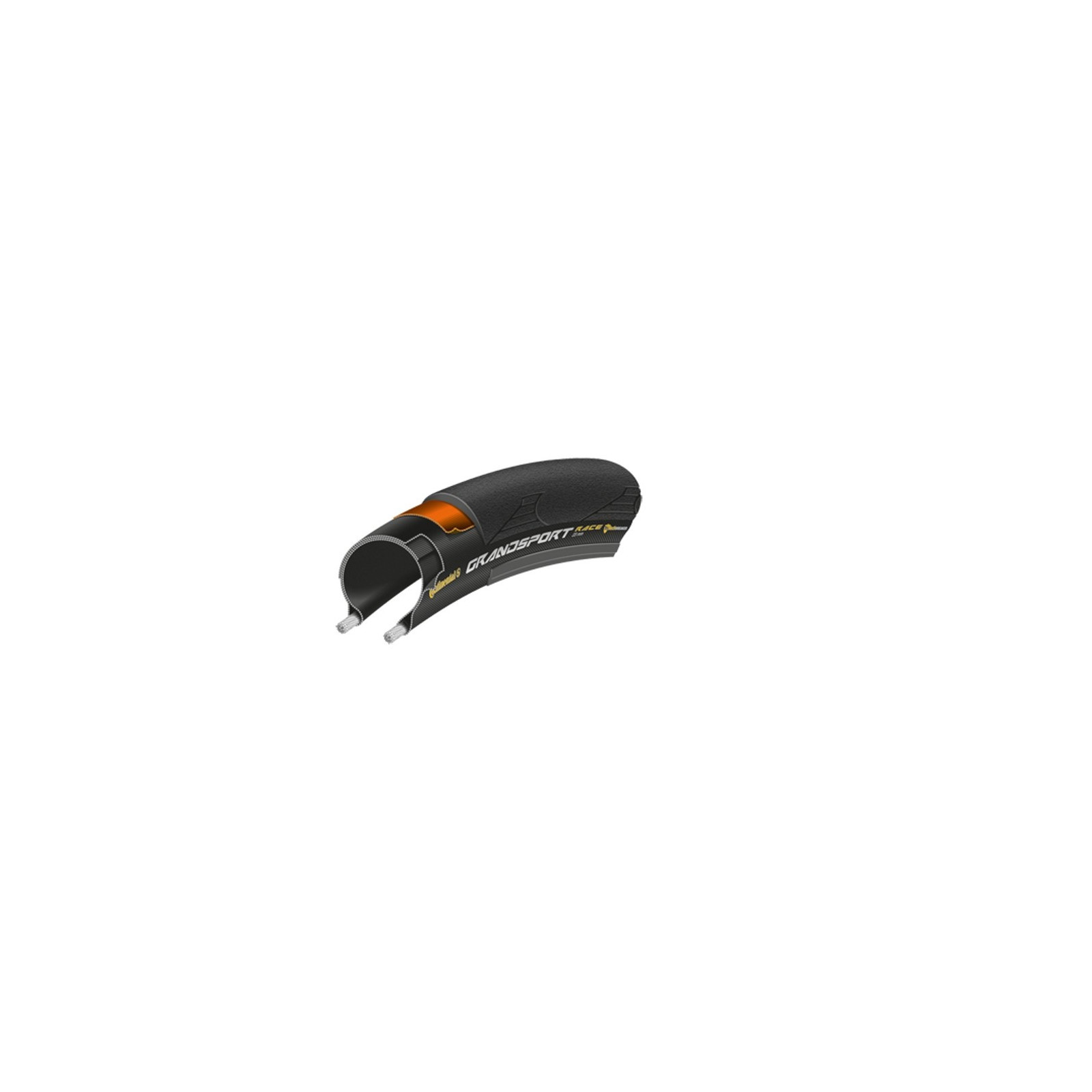 コンチネンタルContinental Grand Sport Race 　28 Continental Grand Sport Race Tire (Black/Coffee) (700c