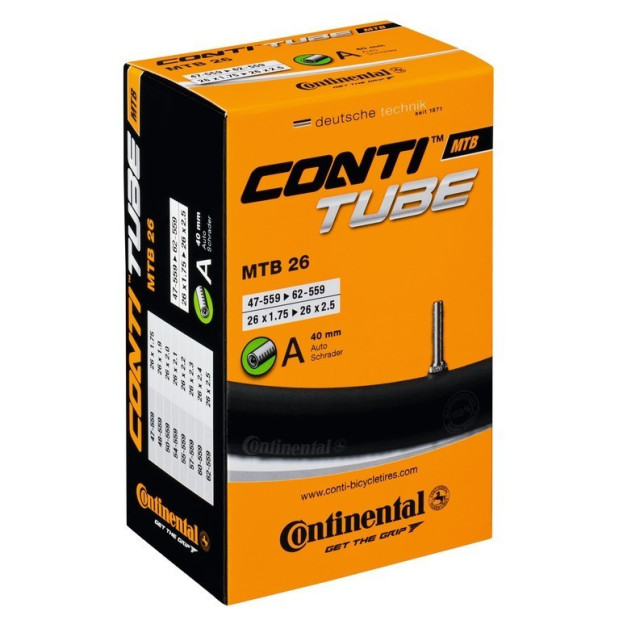 Continental MTB 26 Downhill MTB Innertube Schrader 40 mm - [57/70 - 559]