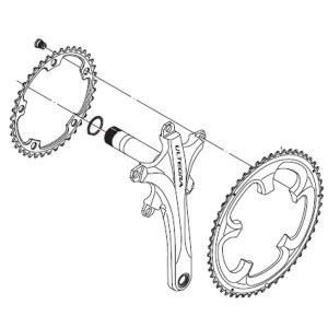 Bolt Chainring Shimano Ultegra 7900 / 6700