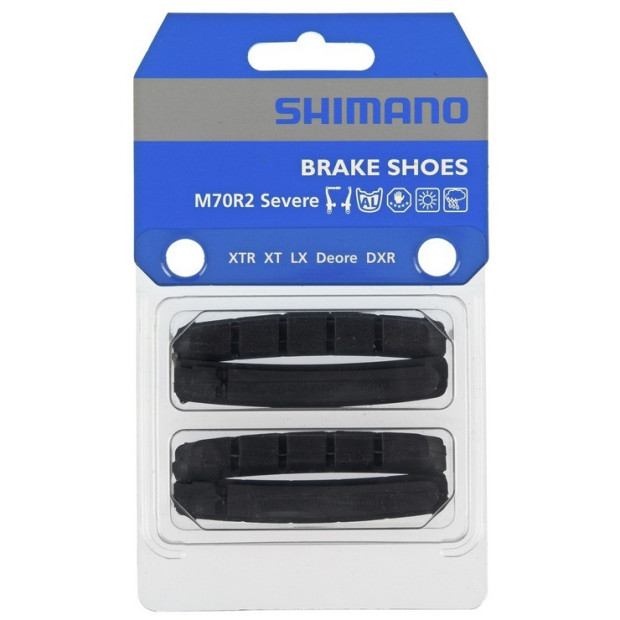 Shimano M70R2 Severe Brake shoes Y8AA98212 - [x2 - pair]