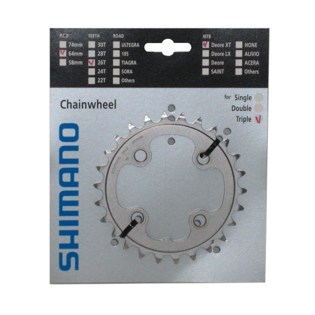 Chainring Shimano Deore XT (M771) 64 mm