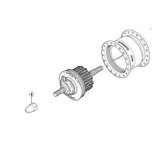 Nuts Hub Shimano (x 1)