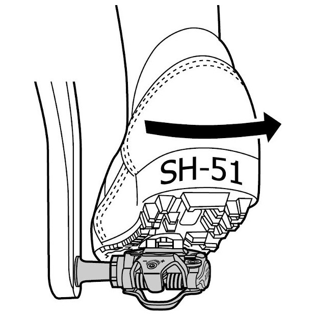 Cleat Shimano SPD SM-SH51 - Y-42498201