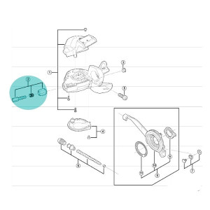 Shimano Nexus Cable Adjusting Bolt Unit - Y61W98030