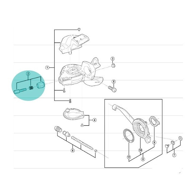 Shimano Nexus Cable Adjusting Bolt Unit - Y61W98030