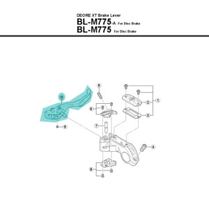Shimano Deore-XT BL-M775 Brake Lever - Y8U998060
