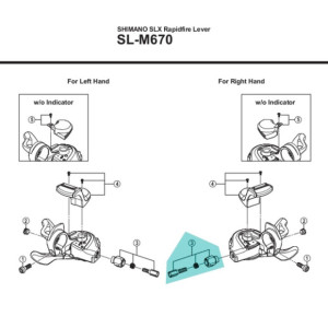 Shimano Cable Adjusting Bolt Unit Right - Y6TA98020