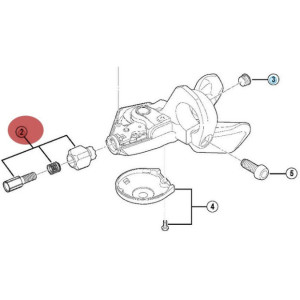 Shimano Acera Cable Adjusting Bolt Unit 