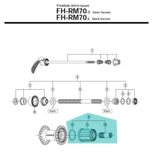 Shimano Freehub - Y3TD98040