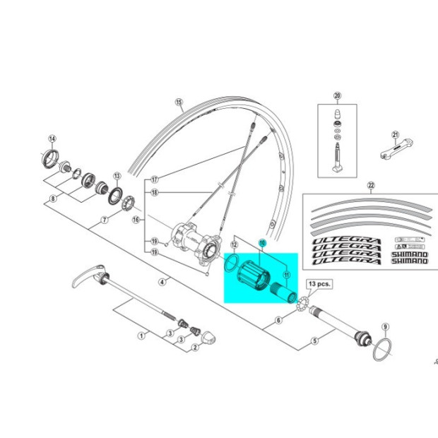 Shimano Freehub - Y49398060