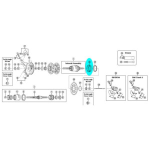 Shimano Dust cover A Y33R05000 for hub SG-3C40