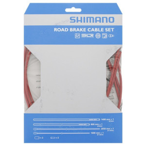 Shimano PTFE Brake set - Red