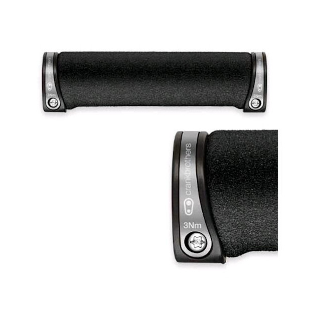 Crankbrothers Cobalt XC Bar grips (Black/Silver)