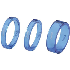 BBB Transspace BHP37 1' 1/8 ( 5 / 5 / 10) Spacer Set - Blue