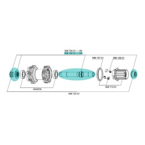 Mavic ITS4 150 mm Rear Axle - 30870201