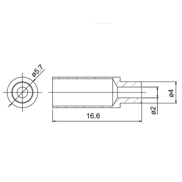 Jagwire BOT115-6 Brake house cap 5 mm - [x 4]