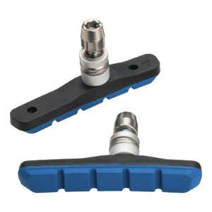 Pads V-Brake Monobloc Jagwire JS908T-B Blue - [x 1 - Pair]