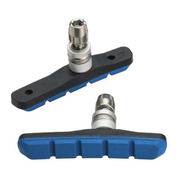 Pads V-Brake Monobloc Jagwire JS908T-B Blue - [x 1 - Pair]