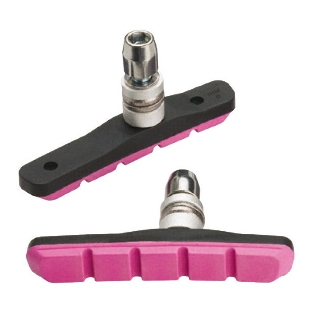 Pads V-Brake Monobloc Jagwire JS908T-P Pink - [x 1 - Pair]