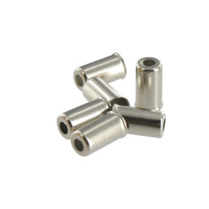 Jagwire BOT115-2D [x5] Cablend Brake Cable ferrules - Silver