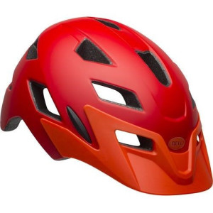 Bell Sidetrack Youth Helmet Matte Red/Orange