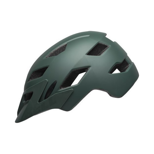 Bell Sidetrack Youth Helmet Matte Dark Green/Orange