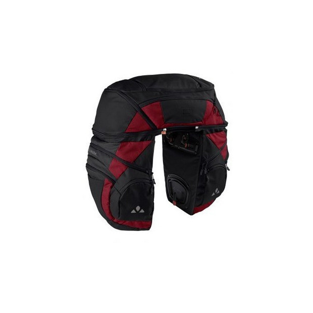 Vaude Karakorum Pro Triple Bag - Vol. 68 l - Black / Carmine