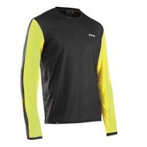 Northwave XTrail Long Sleeves MTB Jersey Black / Yellow