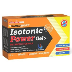 NamedSport Isotonic Power Energy Gel Grapefruit-Lemon 6x60ml