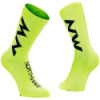 Northwave Extreme Air Mid Socks Yellow Fluo/Black