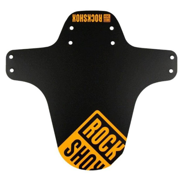 Rockshox MTB Front Mudguard Black / Orange Logo