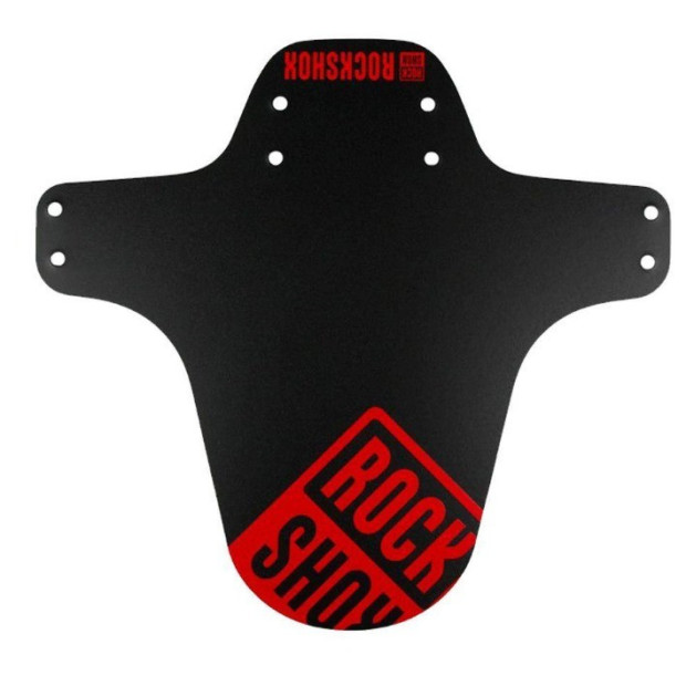 Rockshox MTB Front Mudguard Black / Red Logo