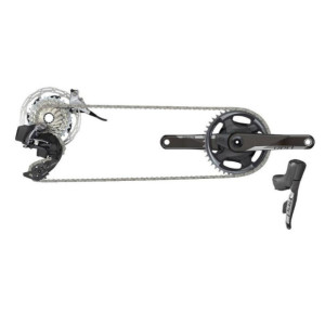 SRAM Red eTAP AXS HRD Disc 1x12 Flat Mount Groupset - Electrical Part Centerlock