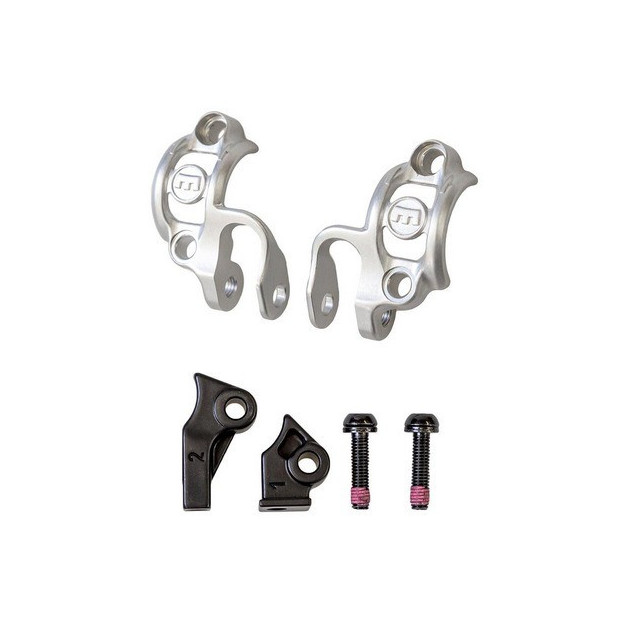 Magura Shiftmix Clamps for Shimano I-Spec I/II Left/Right Silver