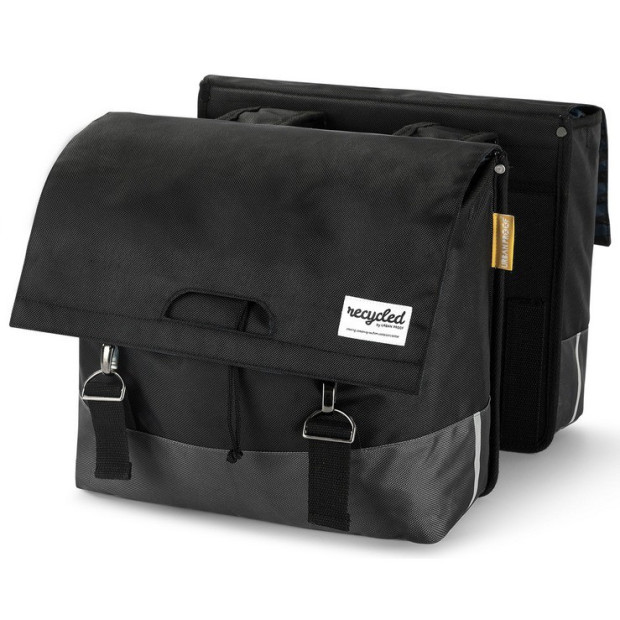 Urban Proof Recycled Bike Panniers 55L Black/Grey