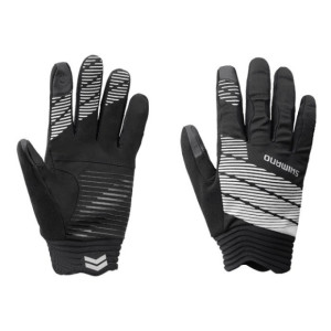 Shimano Windbreaker Thin Gloves - Black