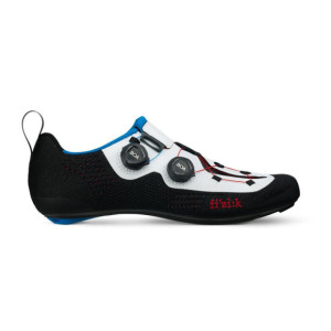 Fizik Transiro R1 Knit Triathlon Shoes - Black / White