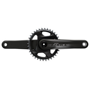 Sram Force D1 Cannondale Ai Mono 40T Carbon Crankset Black 12S