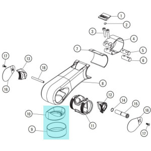 Look C-Stem Extension Ring and Spacer Kit for Aerostem