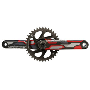 Truvativ Descendant Colab Troy Lee Designs crankset Carbon Eagle DUB Boost 36T 12v Red