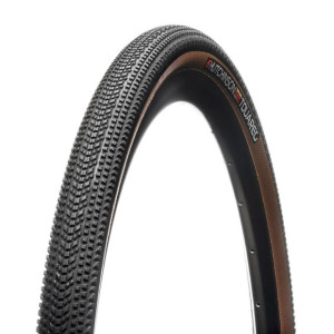 Hutchinson Touareg Gravel Tyre - Tubeless Ready - TS - 700x40 (40-622) - Black-Beige