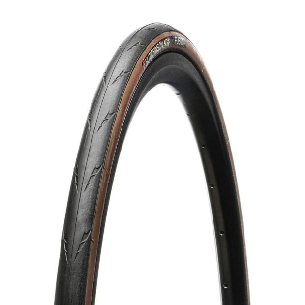 Hutchinson Fusion 5 Performance Tire - Tube Type - 700x25 (25-622) - Black-Beige