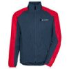 Vaude Men's Drop Jacket III Rain Jacket Baltic Blue/Red